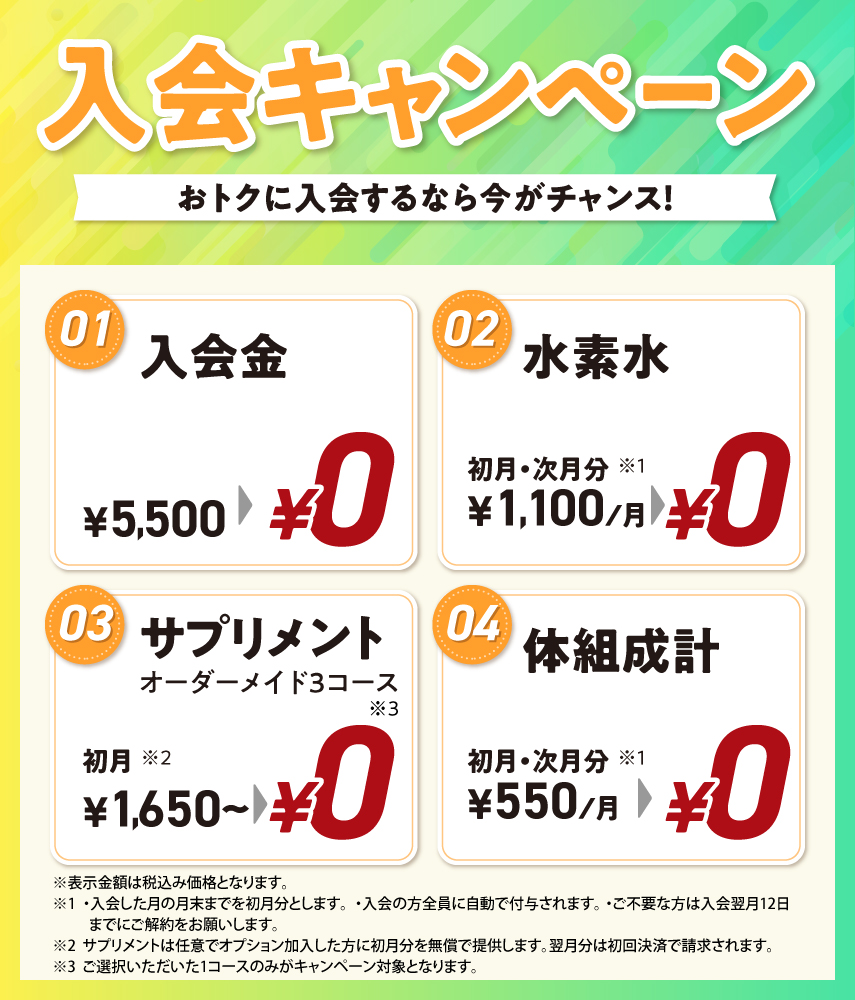 Ecofit24勝川店キャンペーン情報
